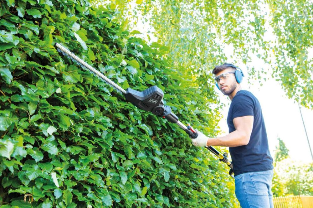 Електрически телескопичен храсторез Scheppach TPH500 -чисто нов