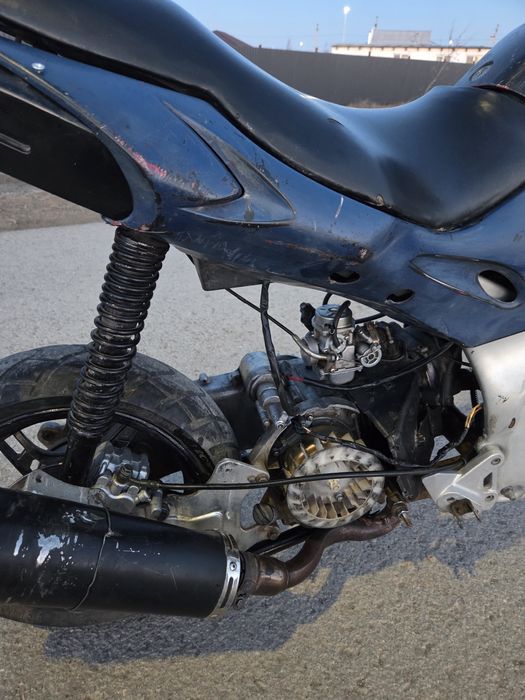 Мотоцикл на ходу