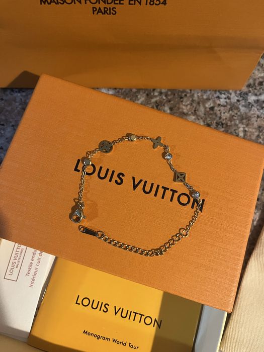 LOUIS VUITTON unisex gold bracelet