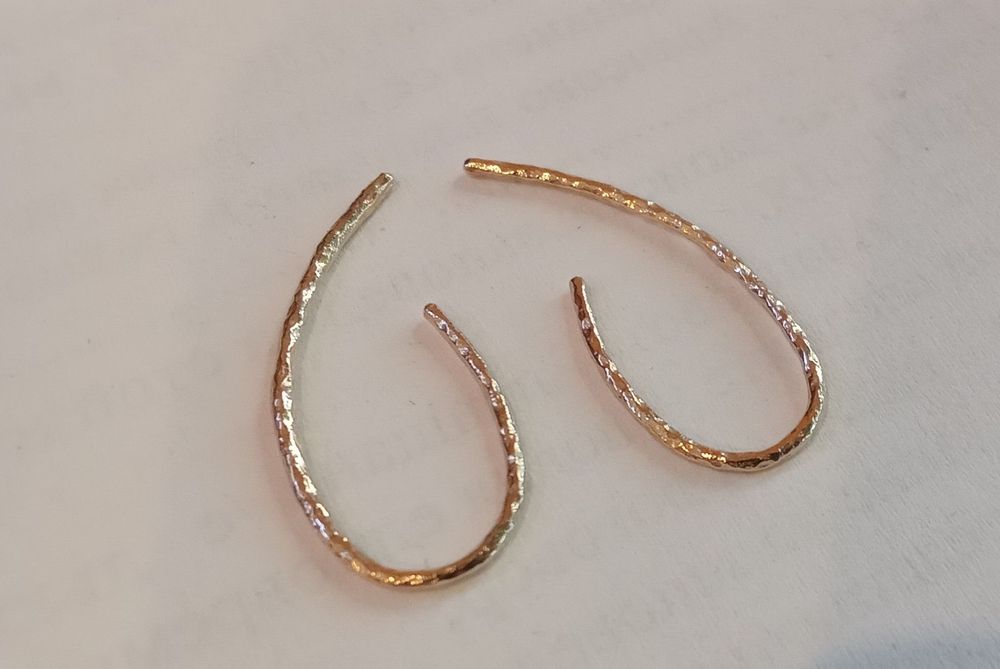 Златни обеци 14 карата