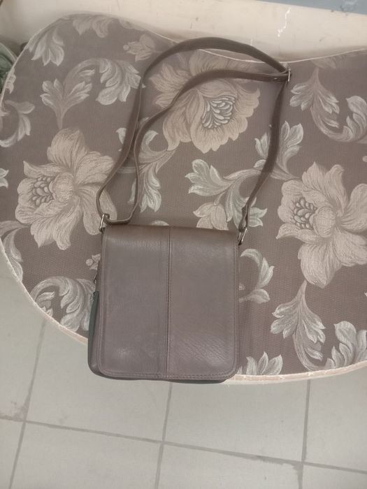 Барсетка кожаная