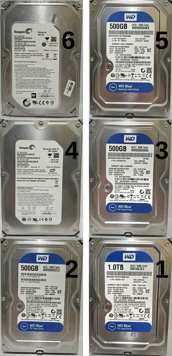 Hard Disk laptop/desktop 250GB - 1000GB