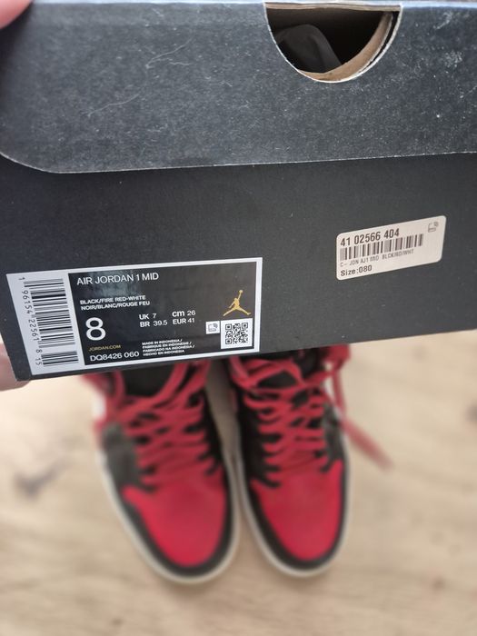 Air Jordan 1 Mid, номер 41