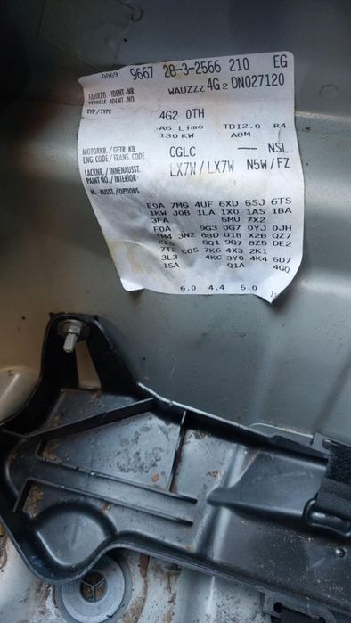 Dezmembrez Audi a6 c7 4G 2.0 tdi 177 cp cod CGLC 2013