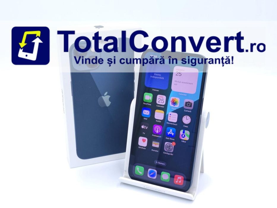 Apple iPhone 13 256GB Midnight 4GB Single, Garantie 24 luni | #D94667