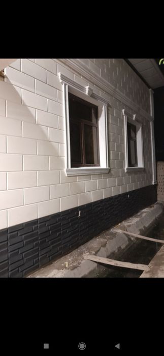 Termotravertin. Fasad