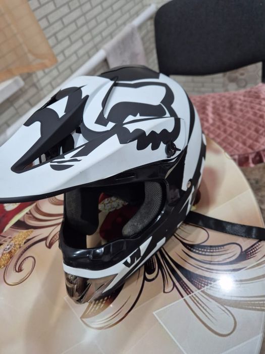 Шлем кроссовый FOX с очками
