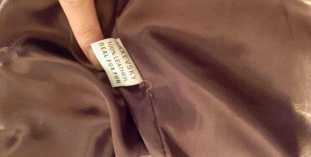 Geaca Raxevsky din piele cu blana naturala