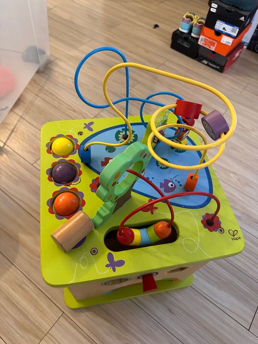 Jucărie din lemn pt stimularea motricității 12m+