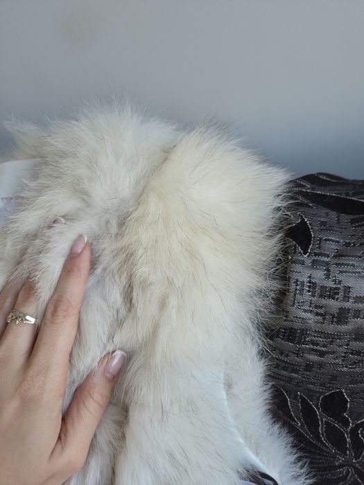 Елек от естествен косъм лисица