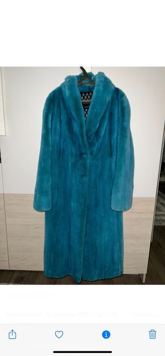 Шуба норковая цельная