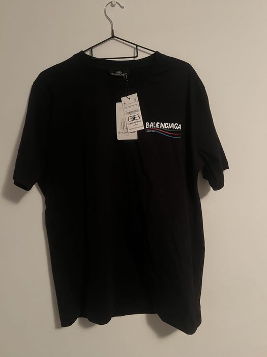 Tricou negru Balenciaga