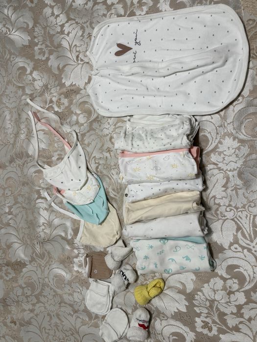 Пакет вещей для девочки 0-7 мес