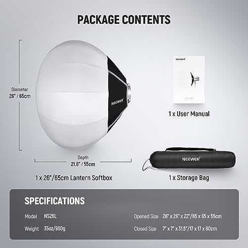 Нов NEEWER Мек 360° софтбокс 26 инча Bowens за видео, стрийминг и фото