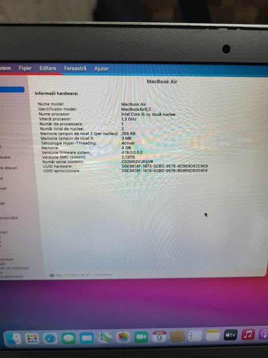 Vând MacBook Air