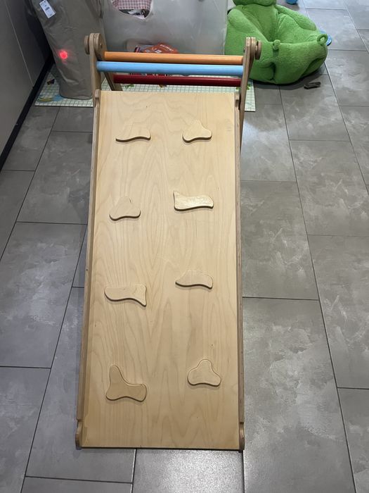 Триъгълник Пиклер и рампа за катерене/пързалка Wooden Magic