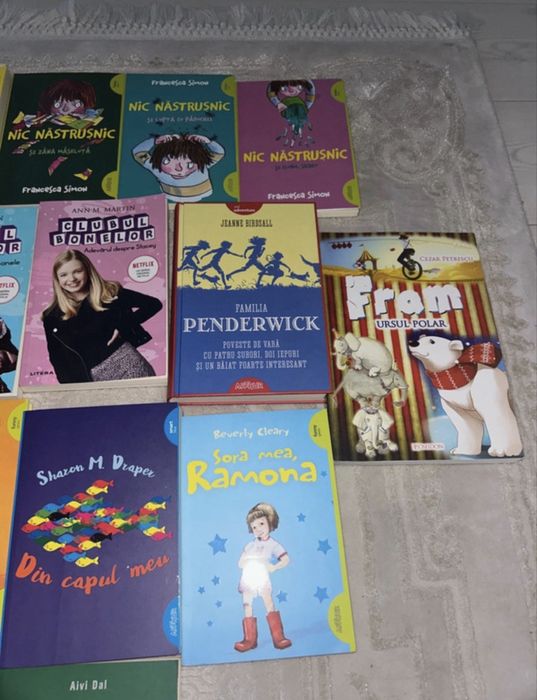 Carti pentru copii de 9-14 ani( pretul variaza la fiecare carte)