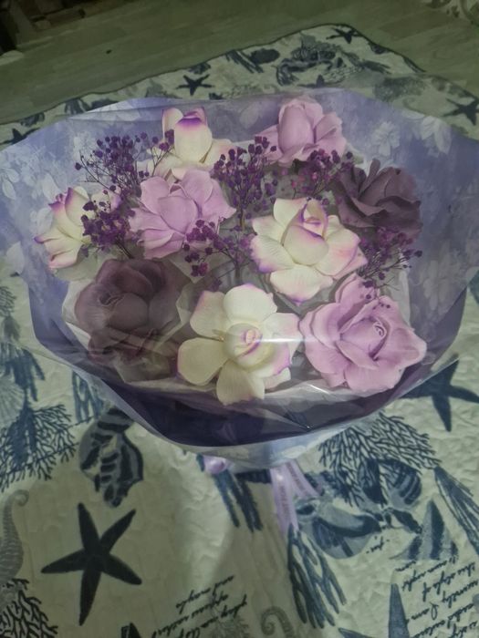 Сабын роза .Солмайтын гүлдер.