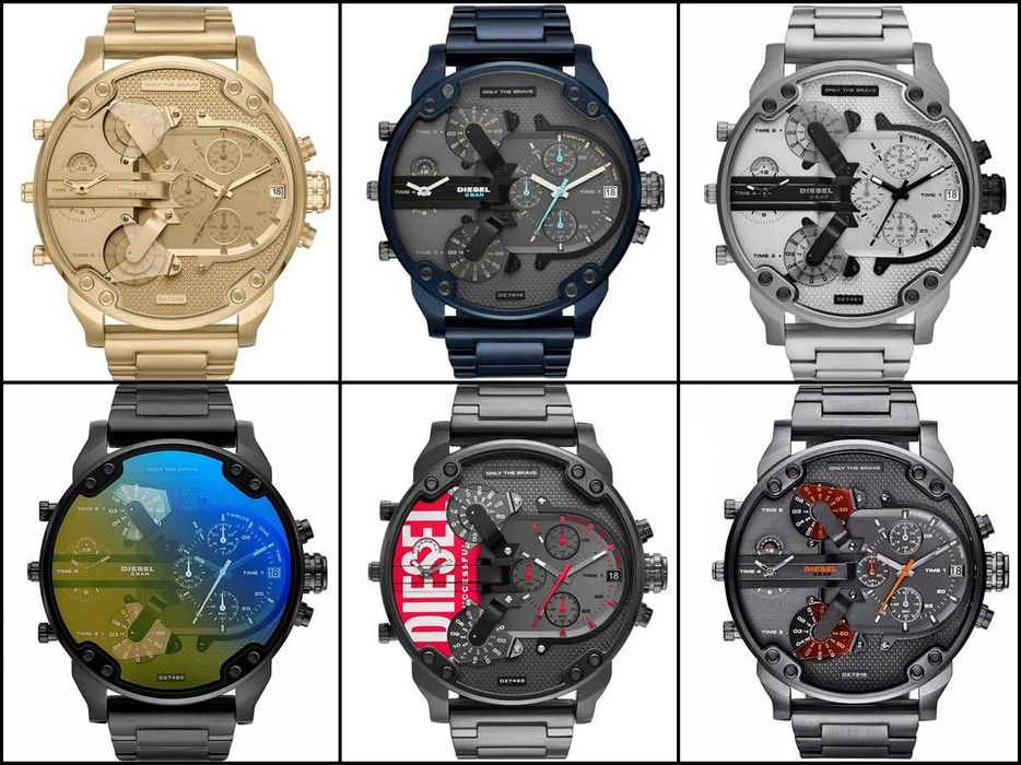 Diesel Big Daddy и Mr. Daddy Мъжки Часовници | Над 25 Модела Налични
