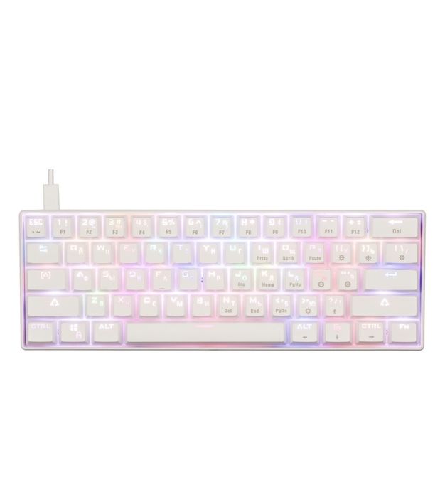 Клавиатура 60% DEXP Tango RGB белая