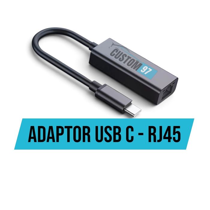 Adaptor USB-C la RJ45 Ethernet 1000 Mbps C97141