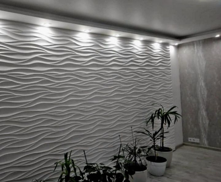 Үйдің ішкі қабырғасына жапсыруға арналған гипстен жасалған панель.