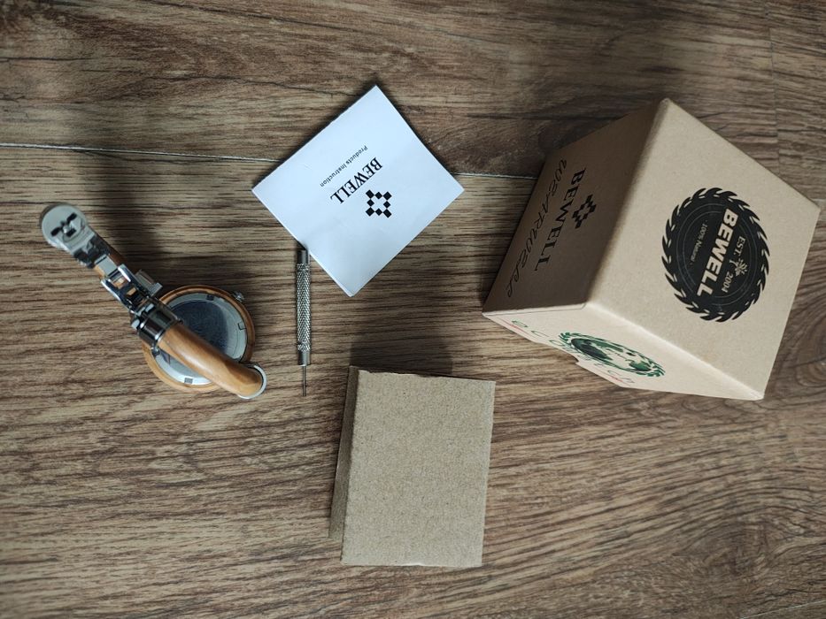 Ceas de mana lemn femei - BE WELL - nou, nepurtat