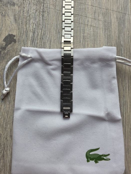 Bratara Lacoste - 21cm - Argintiu
