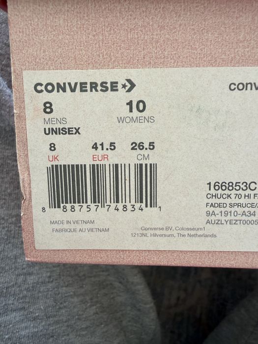 Converse номер 41.5