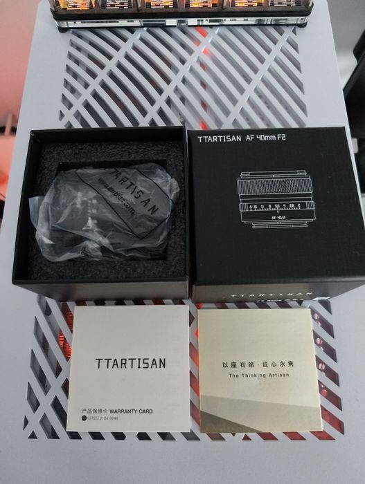 Obiectiv TTArtisan 40mm f2 Sony FE cu AF nou cu garanție+ filtru UV