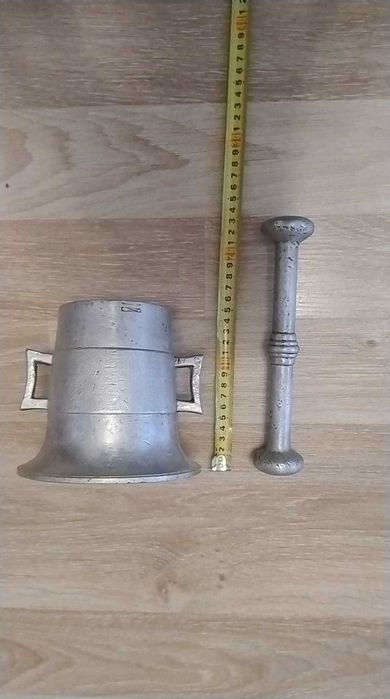 Mojar de aluminiu cu pistil