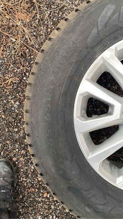 Диски с зимней резиной  прадо