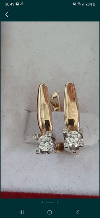 Серьги с бриллиантами