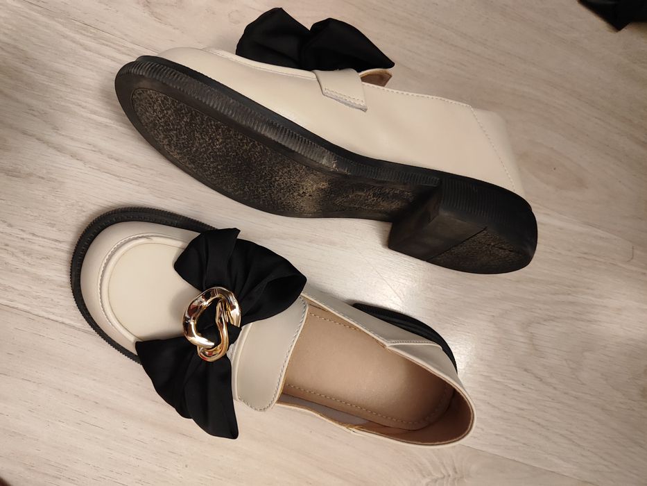 Туфли . Балетки кожаные