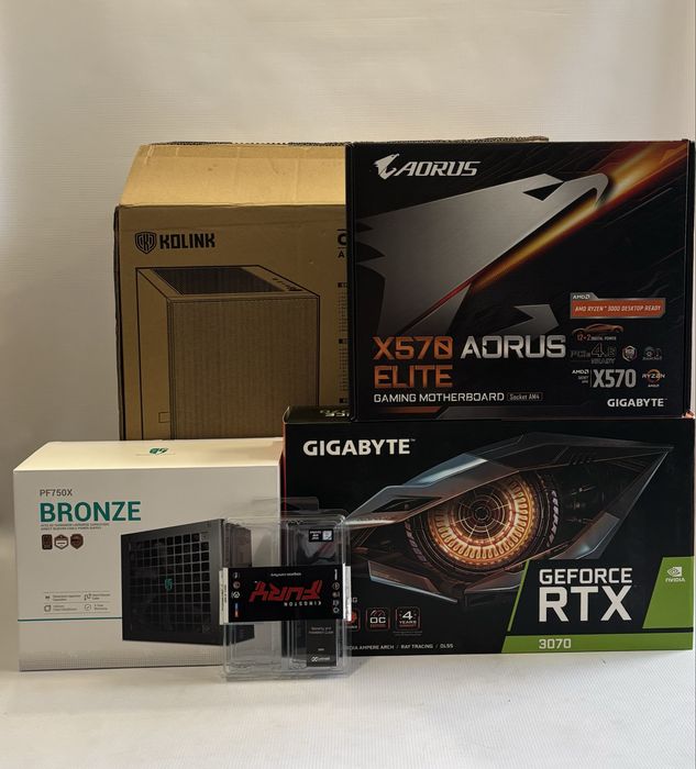 Геймърски Компютър AMD Ryzen 5 5600X, Nvidia RTX 3070 8GB, 32GB Ram