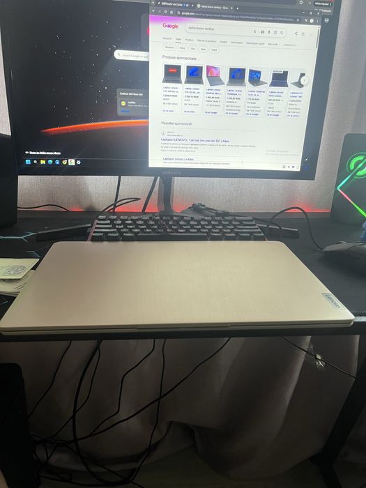 Laptop Lenovo IdeaPad - Intel i5 Gen 11, 8GB RAM, 256GB SSD NVMe - Perfect pentru Office / Facultate