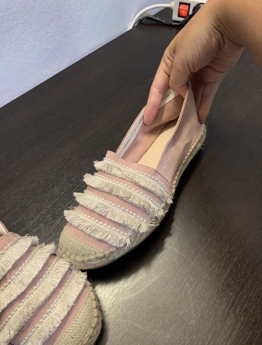 Espadrile noi piele intoarsa marimea 39