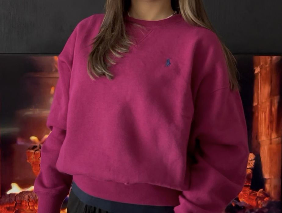 Ralph lauren Кофта на флисе фуксия