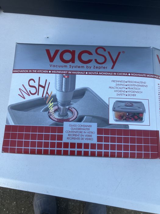 Vas de sticla pentru sistemul VacSy Zepter