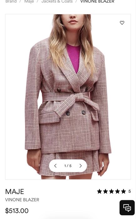 Сако-блейзер  Maje