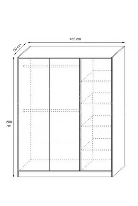 Dulap 3 usi/ dressing