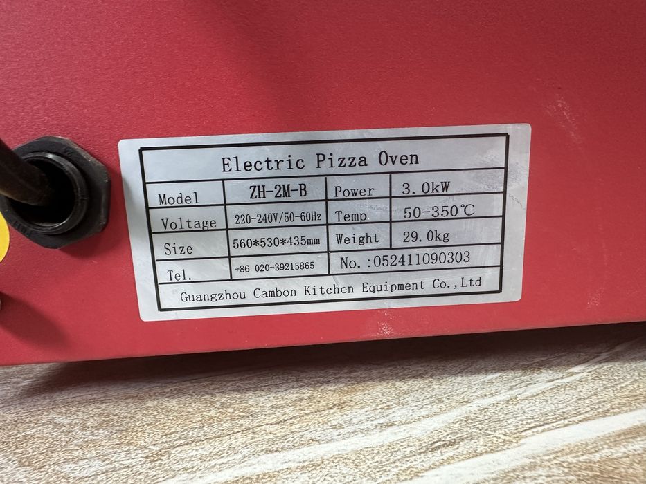 Пицца печь ZH-2M-B