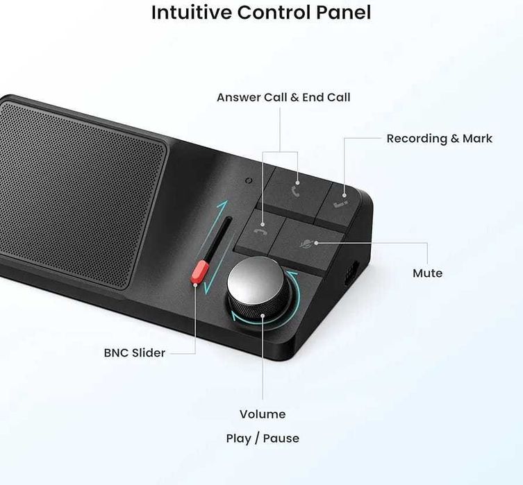 HiDock H1E USB C докинг станция с AI гласов рекордер