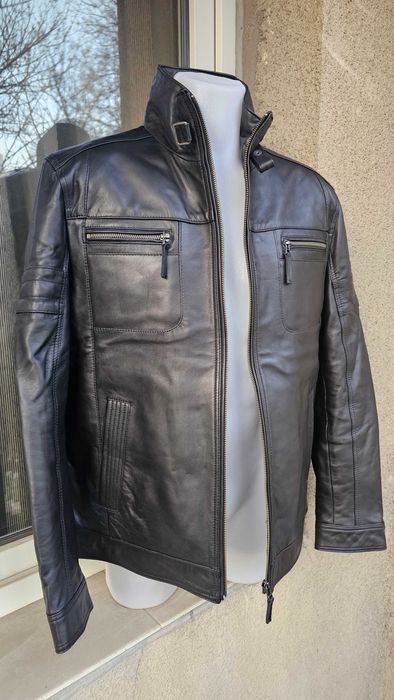 Мъжко кожено яке от естествена кожа - размер L