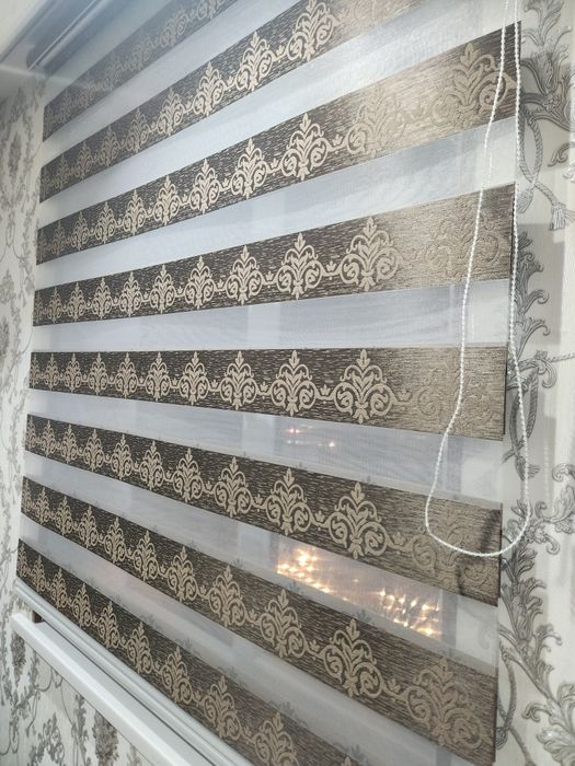 Жалюзи Комбо(день и ночь) Рулонные шторы из первых рук!!!