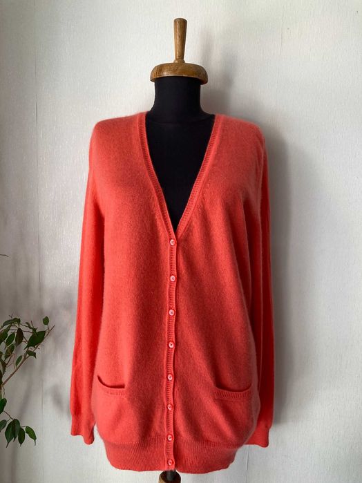 100% Cashmere женска кашмирена жилетка пуловер кашмир размер L