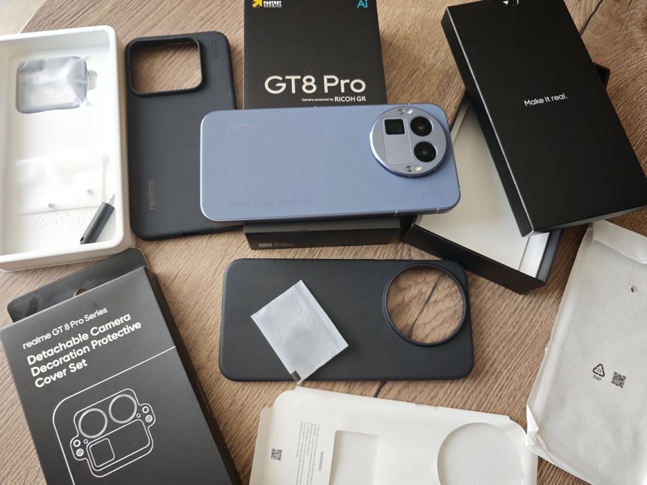 realme GT 8 Pro 16/512GB – отличен комплект + камера модул + 2 кейса