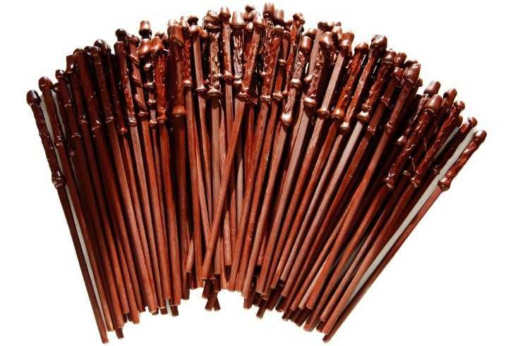 Хари Потър Пръчки + Крафт Кутия (Комплект от 6 Броя)