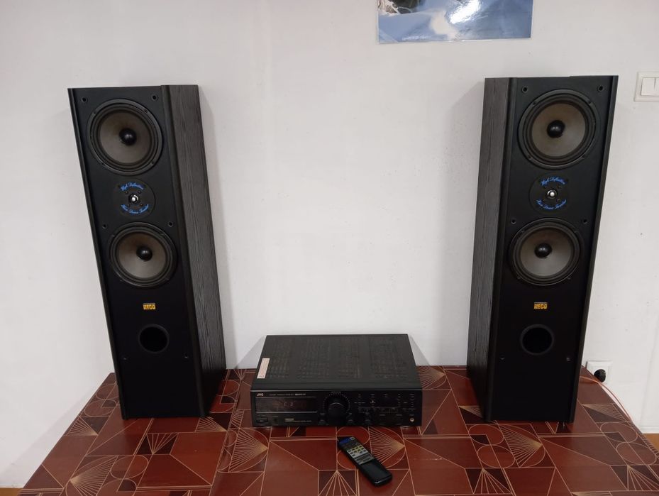 Подови тонколони - HECO PRO 550/ JVC RX 230R