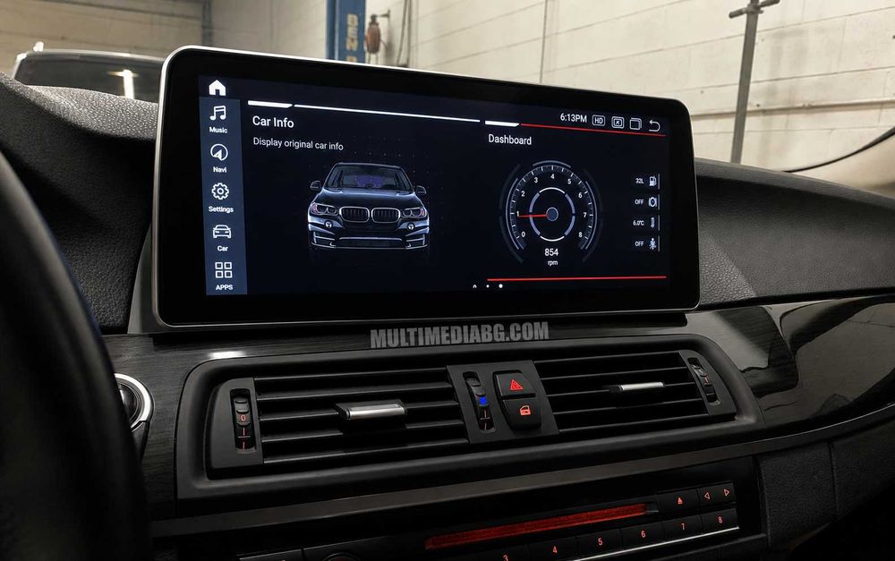BMW 5 F10 F11 F12 [2011-2016] CIC NBT Мултимедия Навигация Android